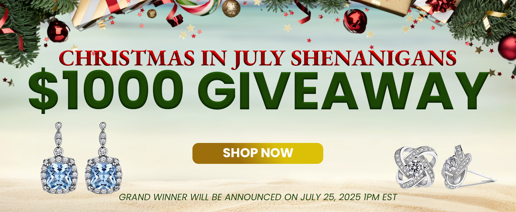 Christmas in July Shenanigans: Win $1,000 In-Store Gift Card + Stunning Irish Jewelry