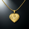 The Claddagh Locket | 18K Yellow Gold Photo Pendant