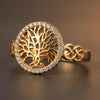 Tree of Life™ Ring — 18K Yellow Gold | Diamond