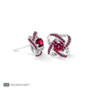 Celtic Knot™ 18K Garnet Earrings