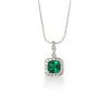 Enchanted Emerald™ 18K White Gold Pendant