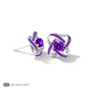 Celtic Knot™ 18K Amethyst Earrings