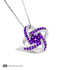 Celtic Knot™ 18K Amethyst Pendant