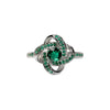 Celtic Knot™ 18K Emerald Ring