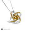 Celtic Knot™ 18K Citrine Pendant