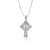 Celtic Cross™ 18K White Gold Pendant Men's Pendant Necklaces Celtic Knot Jewelers 