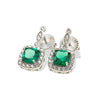 Enchanted Emerald™ 18K White Gold Earrings