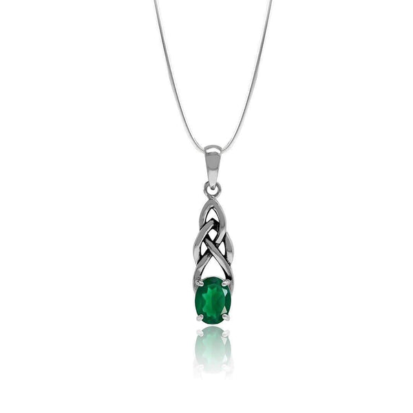 ★MIDNIGHT MOMENT.★ clear knot necklace green CM_Pendant_1_grande.jpg?v=