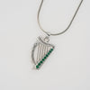 Irish Harp™ 18K White Gold Pendant