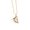 Celtic Harp™ 18K Yellow Gold Pendant